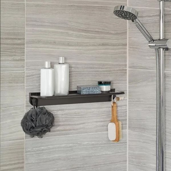 Installing Shower Caddies Or Soap Holders Into Tile — Fix-It Friend ... pertaining to How To Install Wall-Mounted Shower Caddy Without Screws