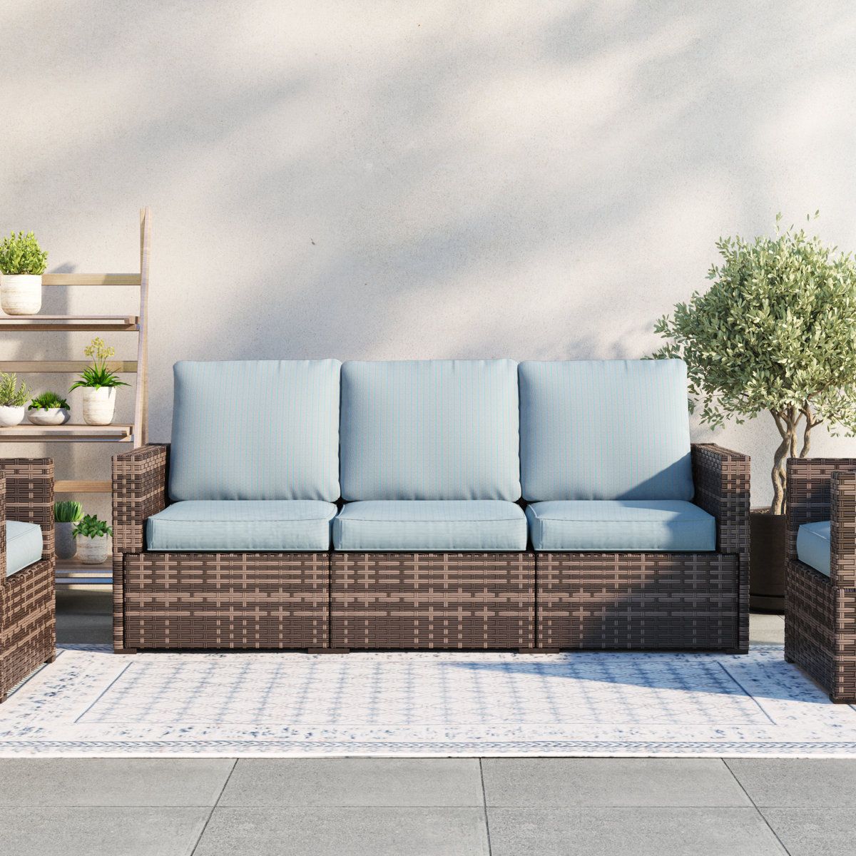 Latitude Run® 5'' Outdoor Deep Seating Cushion Set &amp; Reviews | Wayfair intended for Designing comfortable outdoor spaces with deep seating cushion sets