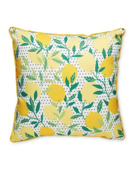Lemons Outdoor Cushion - Aldi Uk (With Images) | Outdoor Cushions ... throughout Poly-Filled Lemons Design Outdoor Throw Pillow