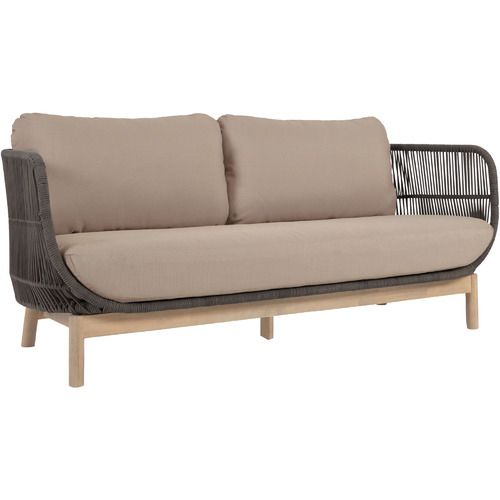 Linea Furniture 3 Seater Calix Outdoor Sofa | Temple &amp; Webster with Catalina Outdoor Sofa, White, 3 Seat
