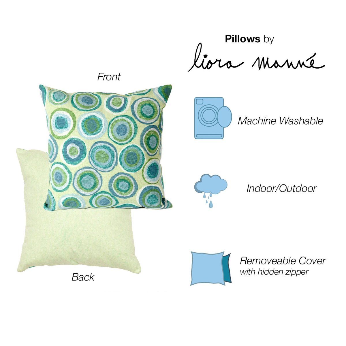 Liora Manne Visions Ii Pillow Puddle Dot Rugs | Rugs Direct with Real User Experiences with the Visions II Puddle Dot Pillow for Better Rest