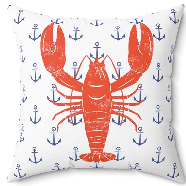 Lobster Pillow - Etsy in The Science Behind the Visions II Lobster Pillow and Its Supportive Design
