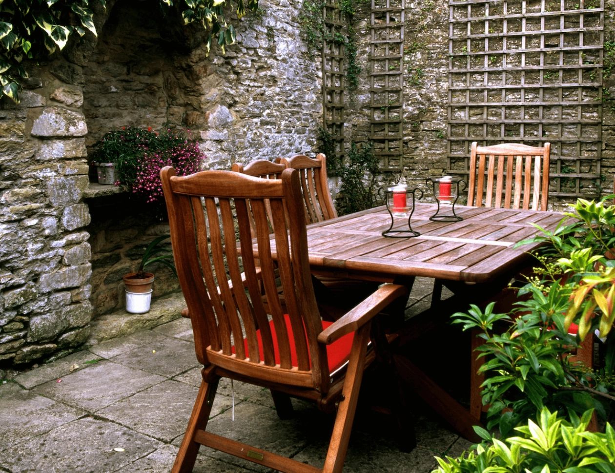 Maximizing Small Outdoor Spaces: Creative Design Ideas For Any Property throughout Redondo Canvas Natural Modern Design Outdoor Sofa