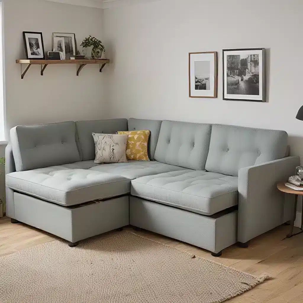 Maximizing Small Spaces: Compact Corner Sofa Beds For Cozy Homes ... for Vineyard 80" Wide Upholstered Outdoor Sofa, Brown/White