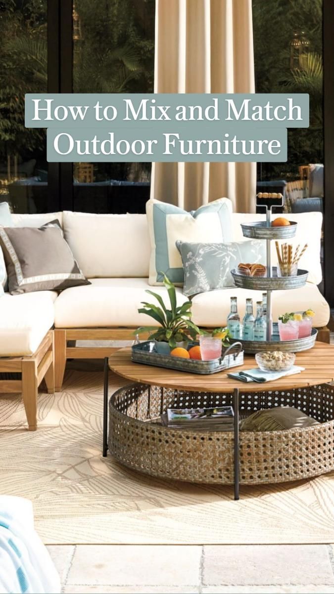 Mix And Match Outdoor Furniture For A Stunning Patio with regard to Modway Harmony 10-Piece Fabric Patio Sectional Sofa Set In White/Navy