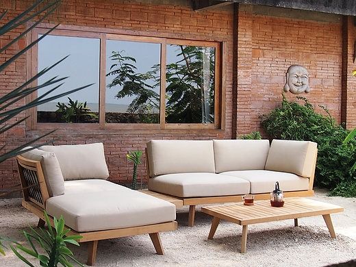 Choosing the Right Cypress Teak Wood Sofa with Gray Rope Design for Your Home