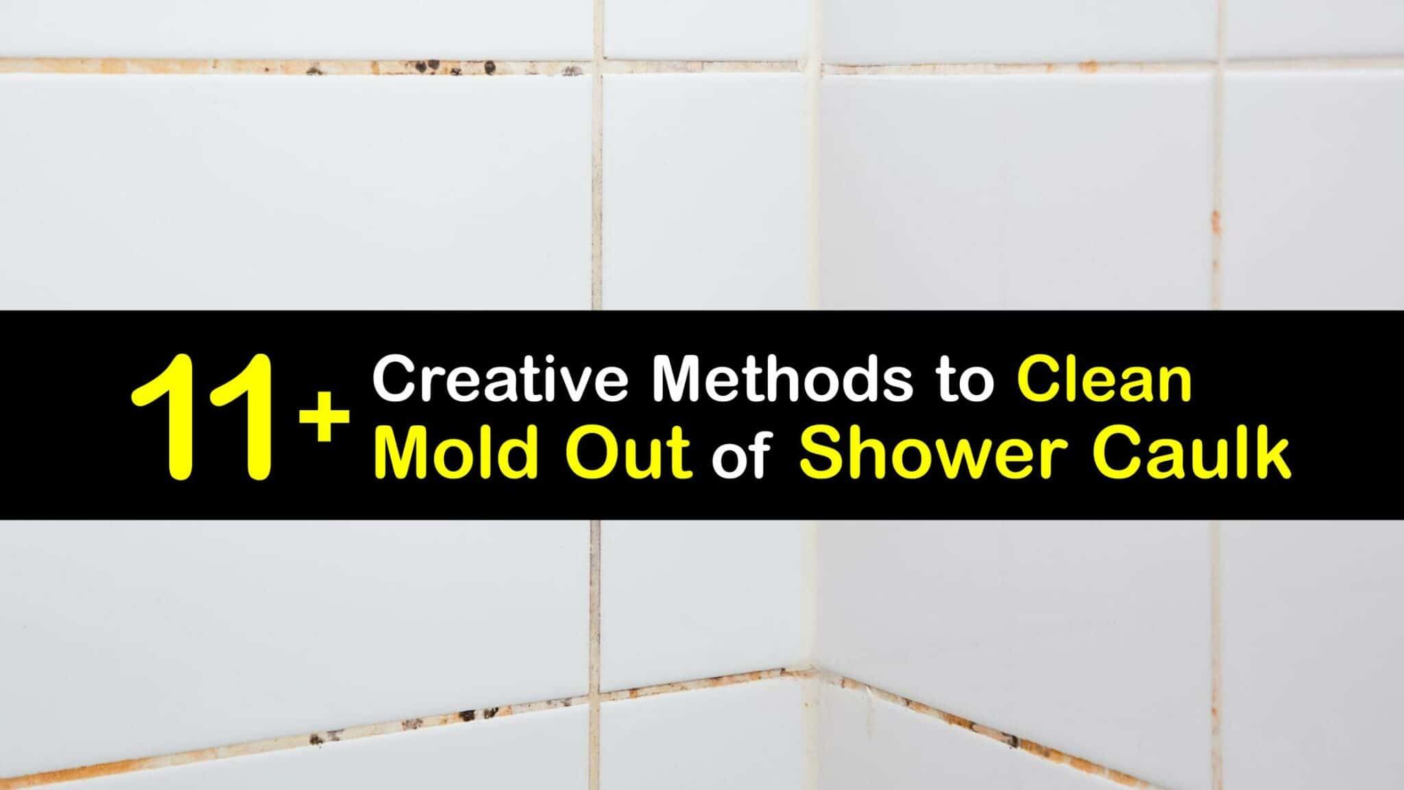 Moldy Shower Caulk - Tips To Clean Mildew From Shower Sealant inside Natural Solutions for Eliminating Mold in Shower Caulk