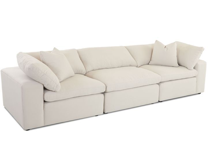 Monterey Stationary Sectional With Down Cushions (Made To Order Fabrics ... pertaining to Exploring the Benefits of Whitlock Cushion Stationary Sofa in Modern Homes