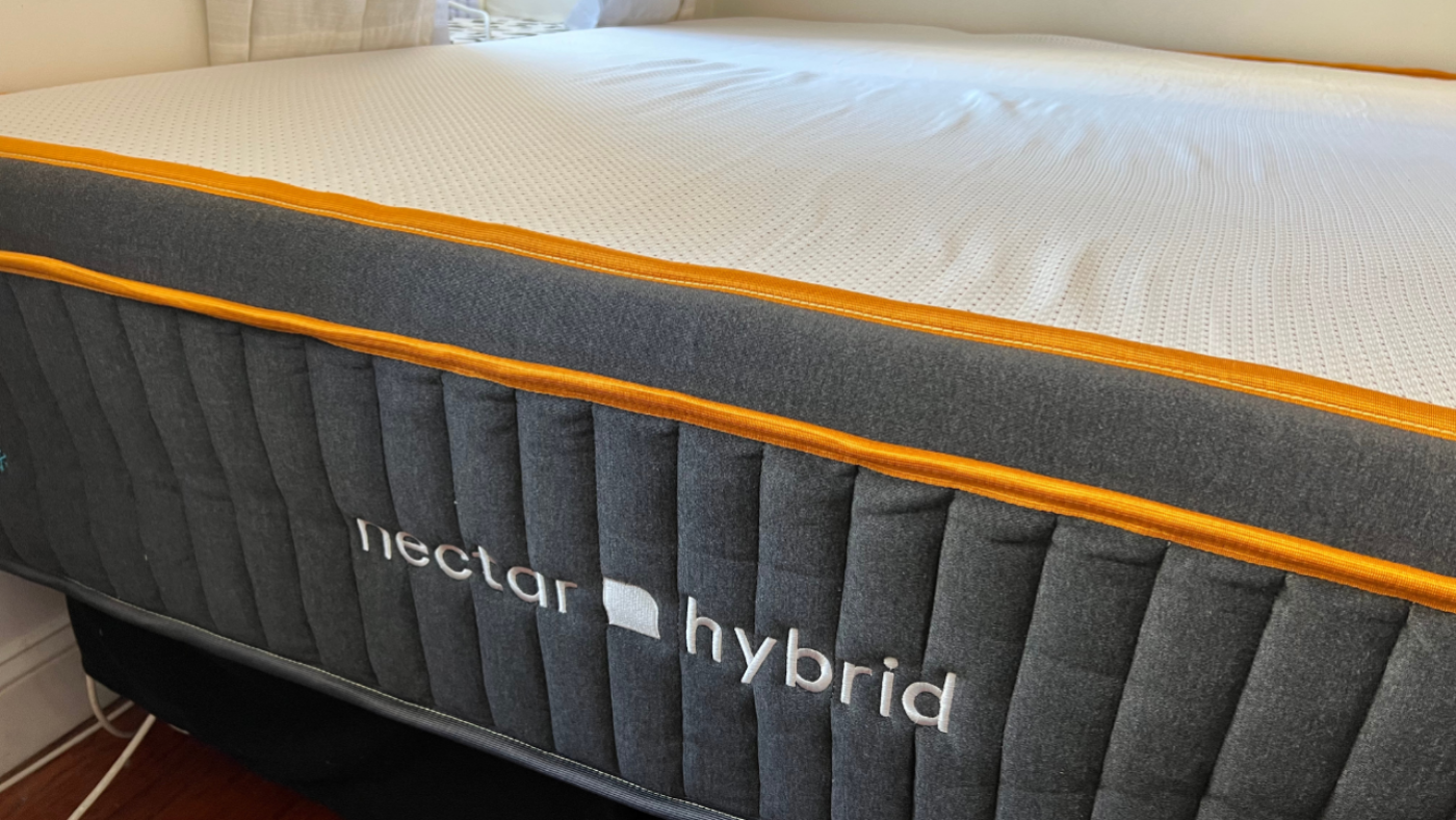 Nectar Premier Copper Hybrid Mattress Review: Can It Really Keep You ... regarding  Style1 Twin Contrast Trim Daybed Mattress Bolster Back Covers Ad106