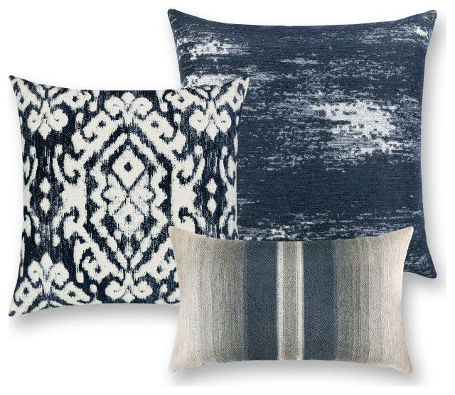 Practical applications of ombre indigo indoor outdoor pillows in modern spaces