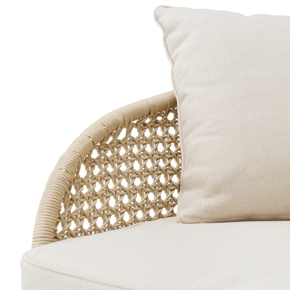 Exploring the Durability and Comfort of Eichholtz Trinity’s Cream Rope Outdoor Sofa