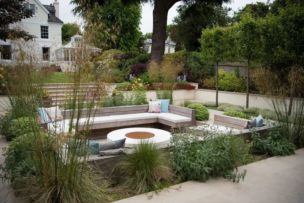 Outdoor Seating Area Designs Creating A Patio That's An Extension Of with regard to Creating comfortable outdoor entertainment areas with cushioned seating