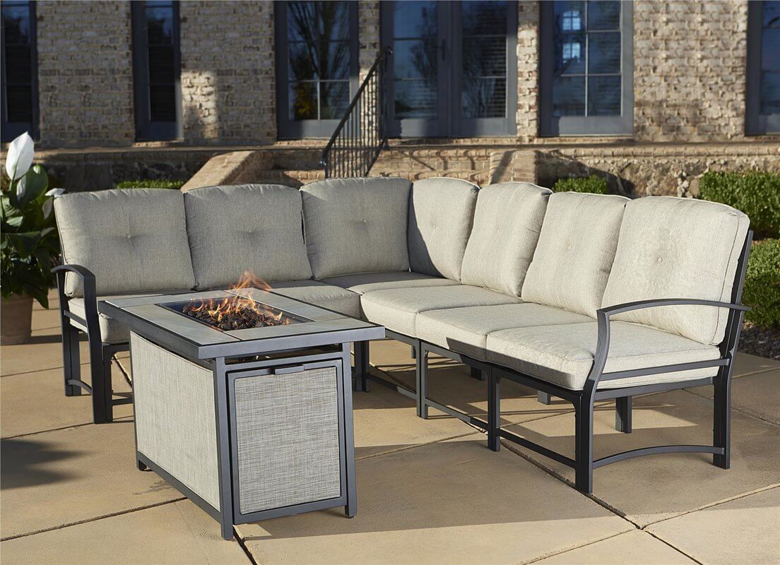 Outdoor Sofa - Our Top 30, Including Sets And Sectionals • Insteading inside Redondo Sunbrella Upholstered Outdoor Sofa
