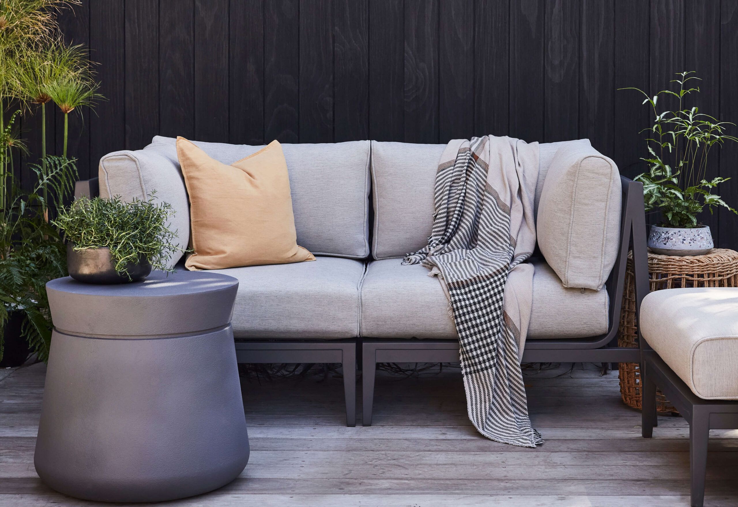 Outer | Modular Outdoor Charcoal Aluminum Furniture · Outer with regard to Understanding the Appeal of Charcoal Outdoor Cushions for Year-Round Comfort