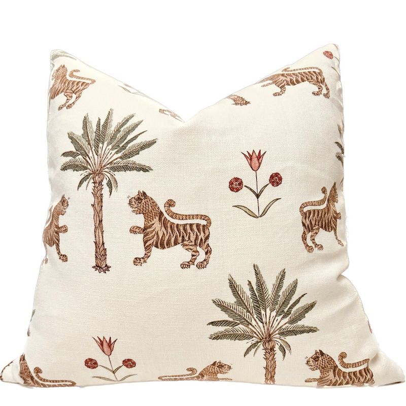 Palm Pillow - Etsy inside Real User Insights on Palm Tiger 14x20 Pillow Comfort and Longevity