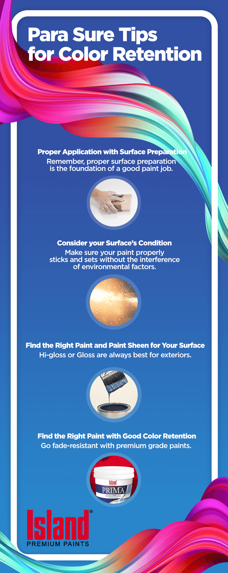 Para Sure Tips For Color Retention - Island Paints intended for Lee Outdoor Water Resistant Fabric Loveseat Cushions, Cream