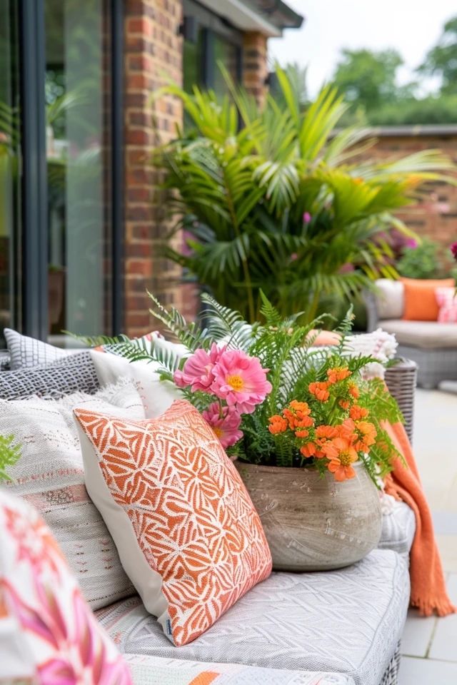 Patio Sitting Wall Ideas For Stylish Outdoor Lounging in Vidaxl Patio Furniture Set 8 Piece Outdoor Sofa With Cushions Solid Wood Pine