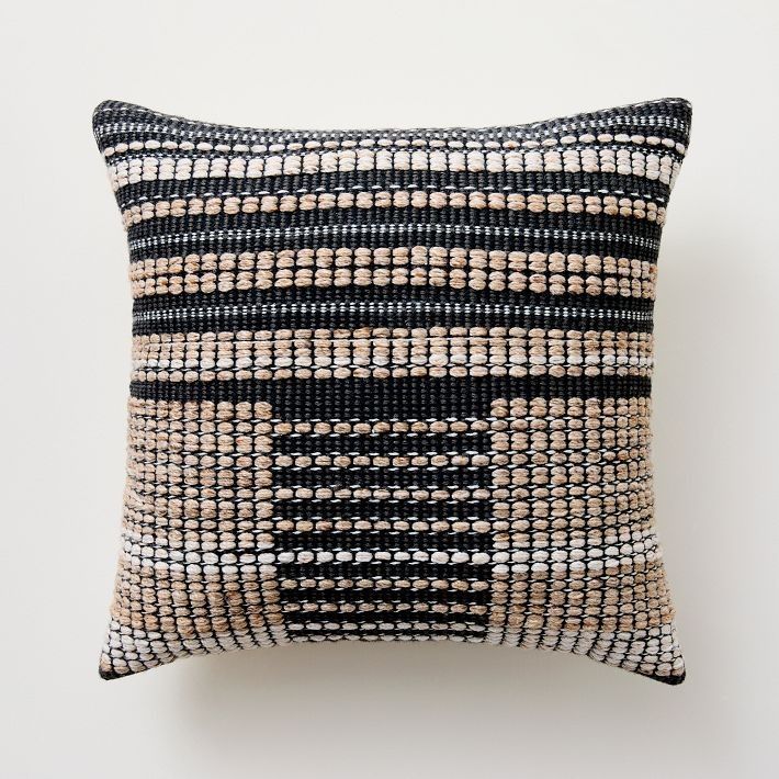 Pin By Brittany Gonzlaez On Going To Make This Place My Home | Indoor ... intended for Vibe By Jaipur Living Papyrus Striped Indoor/Outdoor Lumbar Pillow, Blue/Ivory