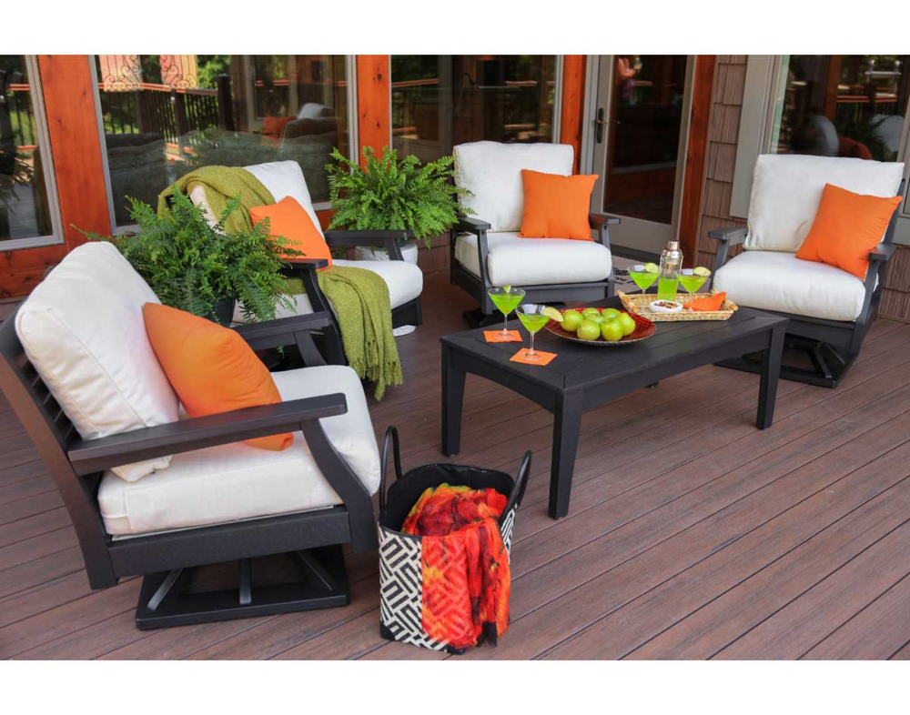 Polywood Outdoor Furniture Is Known For It's Long Lasting Durability ... with Designing Your Outdoor Living Space with Premium Canvas Cushion Sets