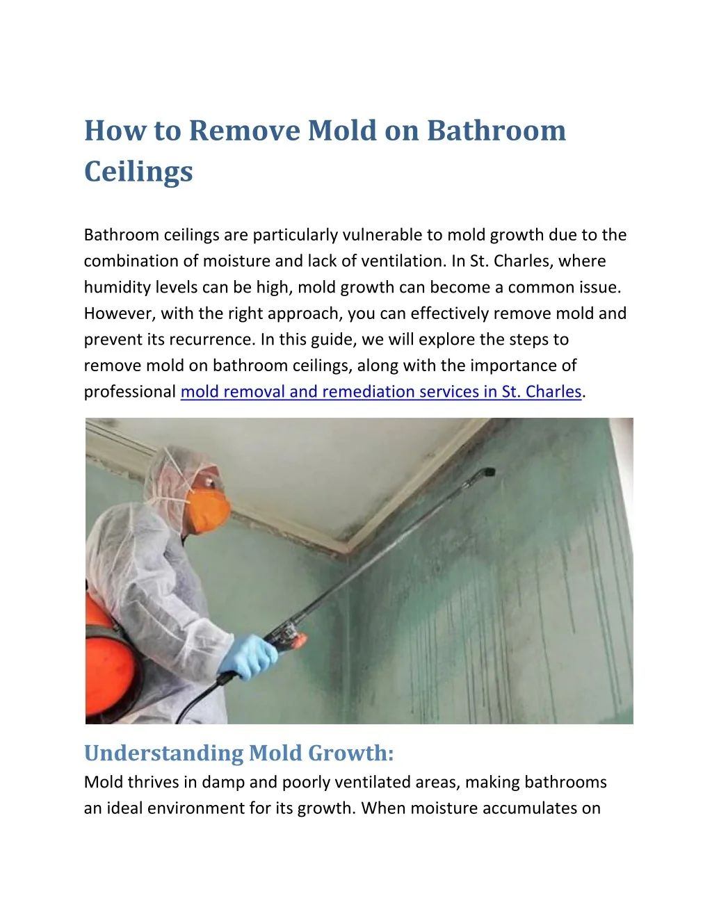 Ppt - How To Remove Mold On Bathroom Ceilings Powerpoint Presentation ... intended for Essential Tips for Painting Bathroom Ceilings to Stop Mold Growth