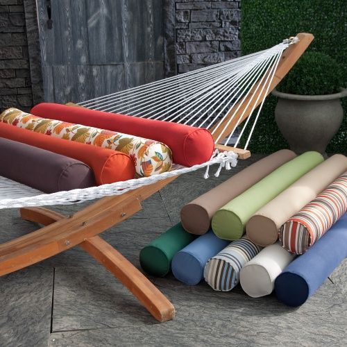 Representation Of Outdoor Bolster Pillows: Creating An Instant Decor To ... pertaining to