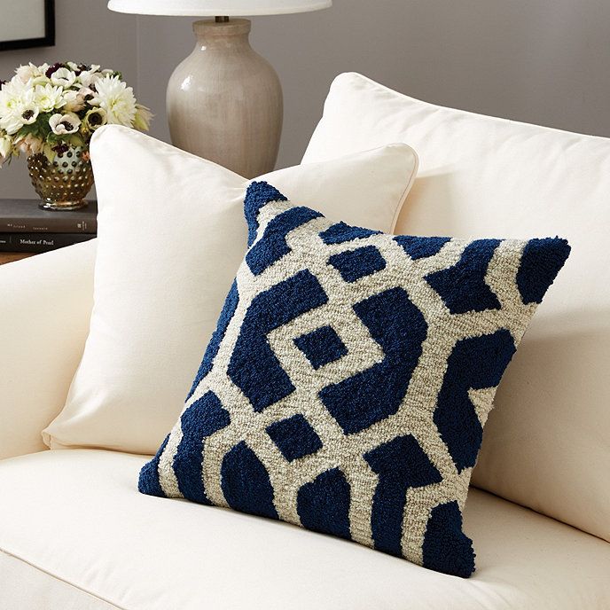 Saylor Indoor/Outdoor Pillow | Ballard Designs throughout How Indoor and Outdoor Pillow Designs Impact Sleep Quality
