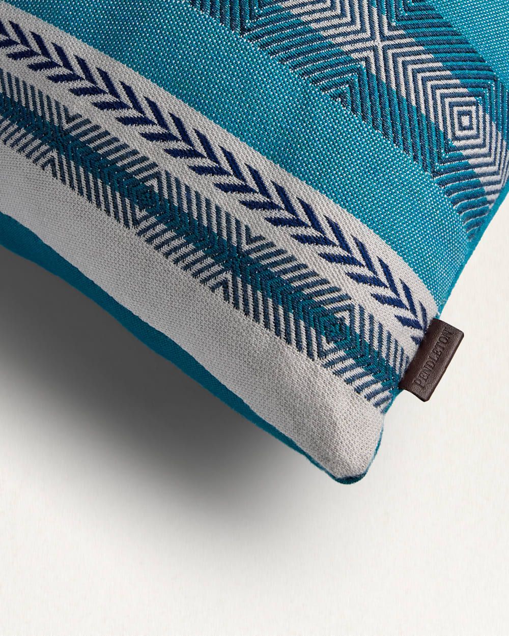 Shop Now For The Sunbrella X Pendleton Mojave/Turquoise Square Outdoor ... within Exploring the Durability and Design of Pendleton Outdoor XL Pillows