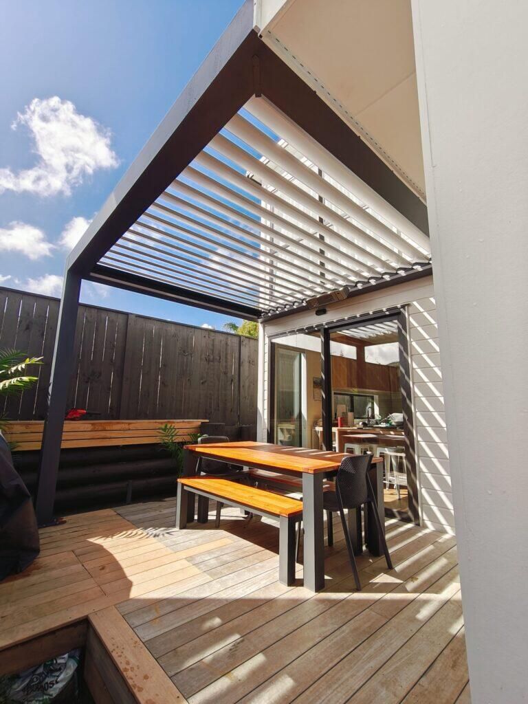 Single Post Corner Pergola Designs: A Compact Solution For Gardens intended for Maximizing space efficiency with corner seating solutions in gardens