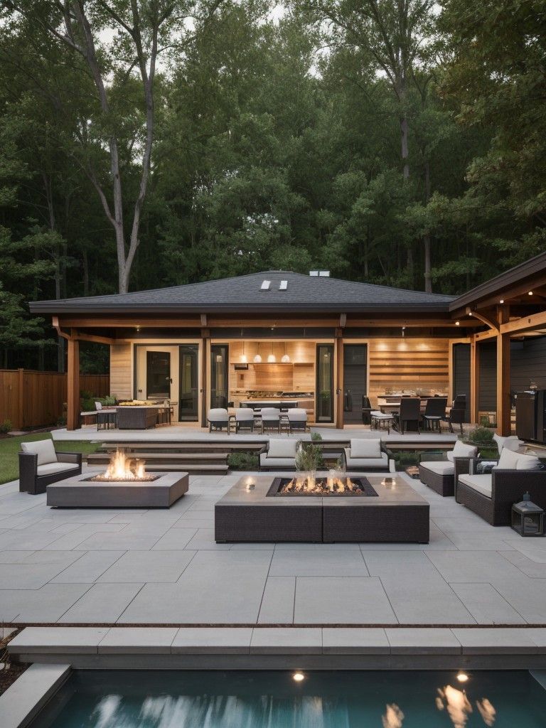 Sleek And Minimalist: Modern Backyard Design Ideas For Contemporary ... within Creating comfortable seating arrangements for backyard entertaining
