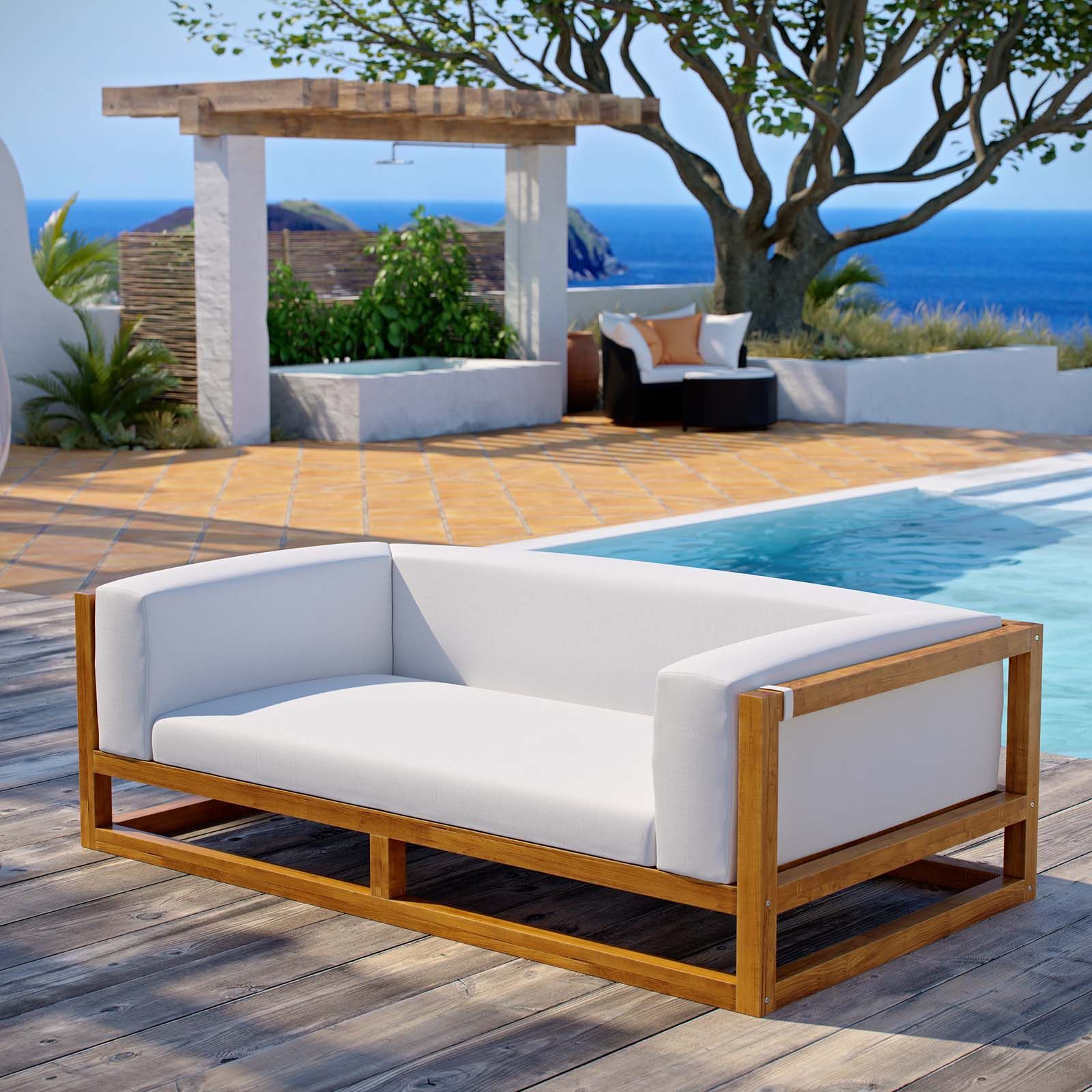 Small Patio Furniture, Outdoor Lounge Furniture, Rustic Outdoor Dining ... with Designing Outdoor Living Spaces with Cove Outdoor Sofa