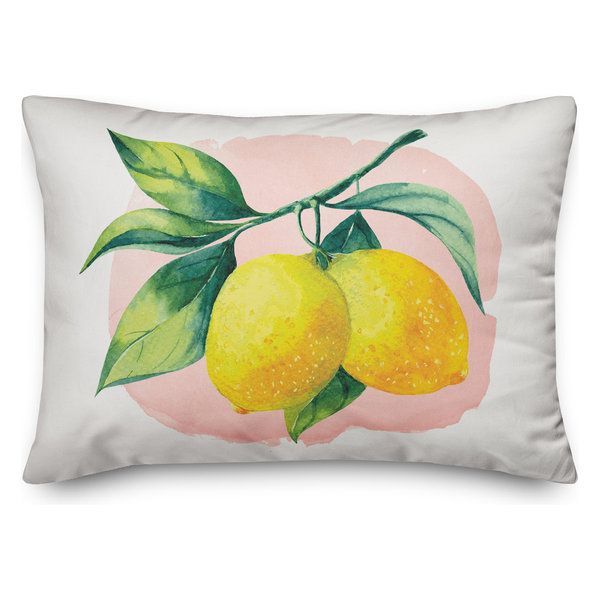Weatherproof Wonders The Durability You Need in Outdoor Lemons Throw Pillows
