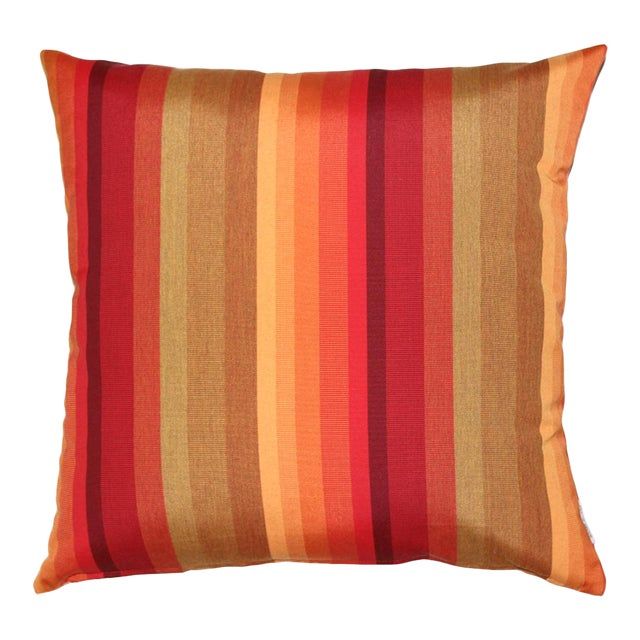 Sunbrella Astoria Sunset 20X20 Outdoor Pillow | Chairish pertaining to A Deep Dive into Sunbrella Astoria Sunset Outdoor Pillow Features