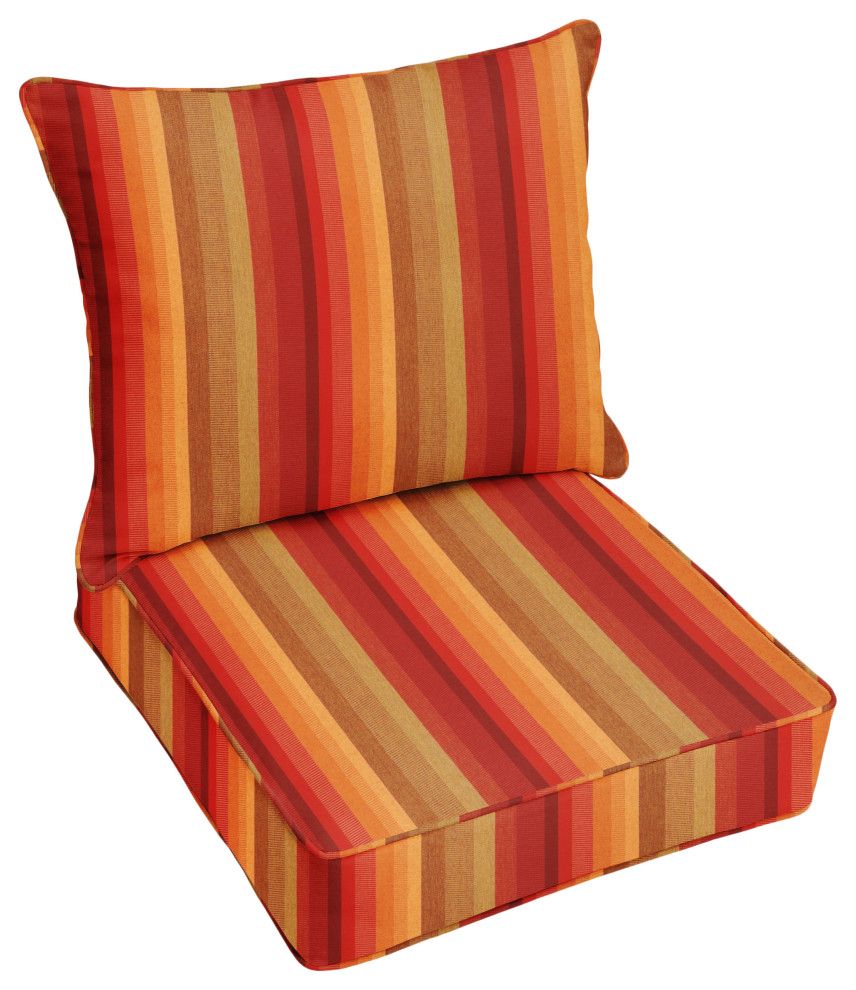 Sunbrella Astoria Sunset Outdoor Deep Seating Pillow And Cushion Set ... intended for Care and maintenance tips for Sunbrella Astoria Sunset cushion sets