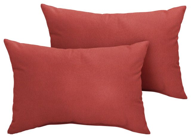 Sunbrella Canvas Henna Outdoor Pillow Set - Contemporary - Outdoor ... pertaining to Your Guide to Enhancing Outdoor Spaces with Sunbrella Canvas Henna Cushions