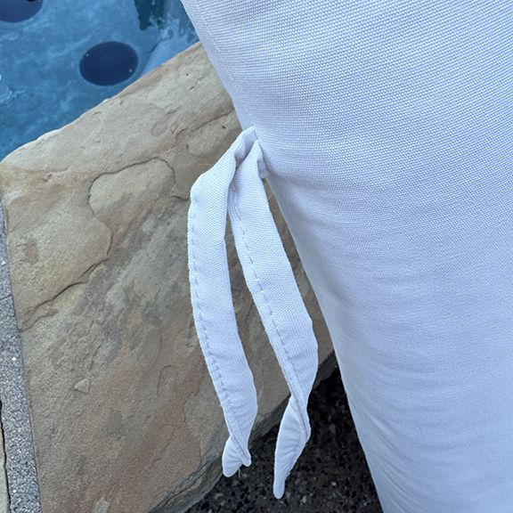 Sunbrella Gateway Mist Universal Patio Chair Cushion With Ties | Custom ... with Exploring the Durability and Aesthetics of Gateway Mist Outdoor Cushions