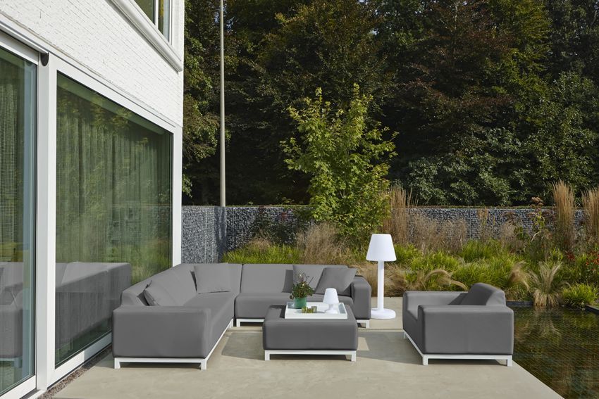 Sunbrella® Lounge Bristol Garden Tuinmeubelen | Overstock ... throughout Understanding the durability secrets of Bristol Sunbrella outdoor furniture