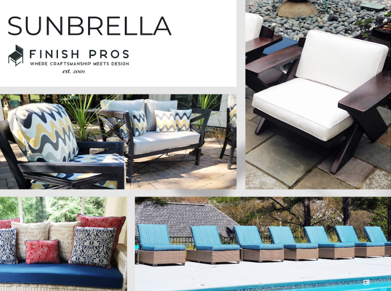 Sunbrella: Not Just For Your Patio Furniture - Finish Pros within Sojourn Outdoor Patio Sunbrella® Sofa