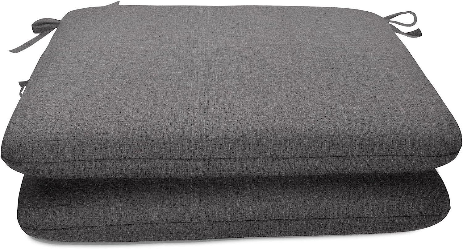 Sunbrella Patio Cushions - (2 Pack) - 18" W X 18" L X 2.5" T, Outdoor ... within Creating Lasting Comfort and Elegance with Sunbrella Namibia Gray Cushions