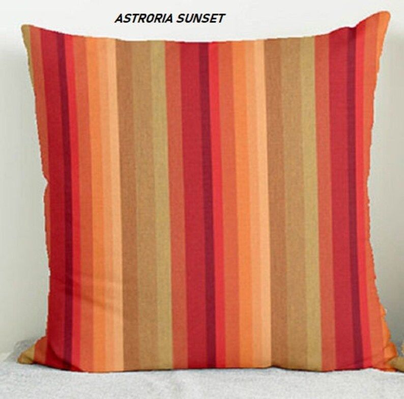 Sunbrella Pillows Astoria Sunset Blend Cherry Tuscan - Etsy within A Deep Dive into Sunbrella Astoria Sunset Outdoor Pillow Features