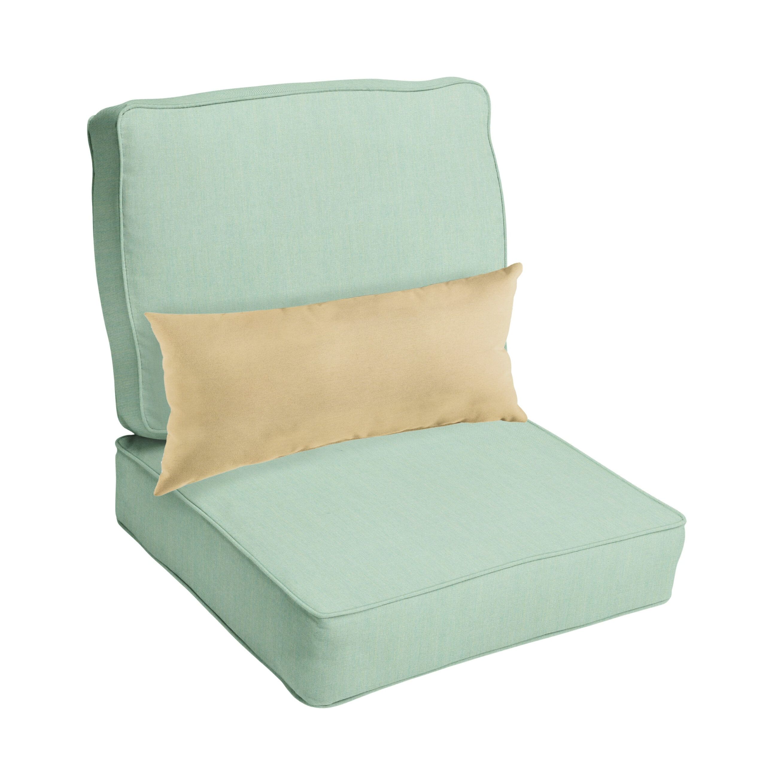 Sunbrella Sorra Home Oakley Solid Indoor/ Outdoor Corded Chair Cushion ... throughout Understanding the Durability of Sunbrella Canvas Antique Beige Cushions
