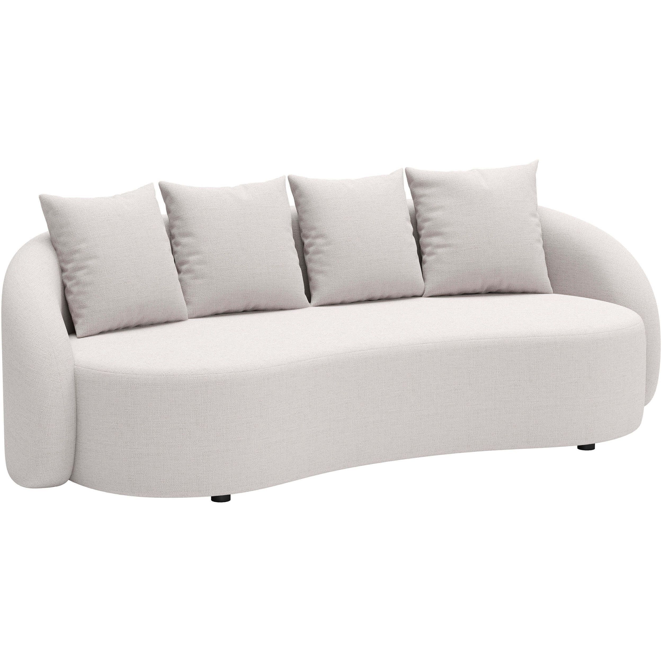 Maximizing Comfort with Sunny Isles Beige Sofa in Family Rooms