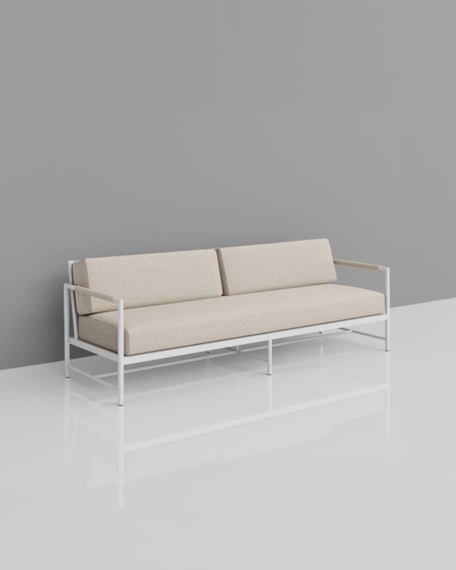 Sunset West Sabbia Indoor/Outdoor Sofa | Neiman Marcus with Sabbia Sofa, Echo Midnight, No Welt