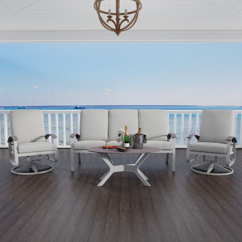 Telescope Casual Belle Isle Cushion Patio Set | Tc-Qs-Set21 in Designing with the Belle Isle Outdoor Sofa Your Guide to Outdoor Comfort