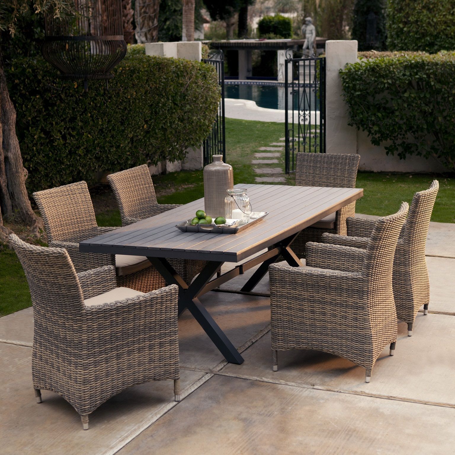 The All New Store Patio throughout The Evolution of Modern Patio Furniture: Why Resin Wicker and Aluminum Legs Matter