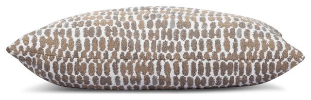 Thumbprint Latte Indoor/Outdoor Performance Pillow, 12" X 20 ... with regard to Thumbprint Latte Indoor/Outdoor Performance Pillow, 12" X 20"