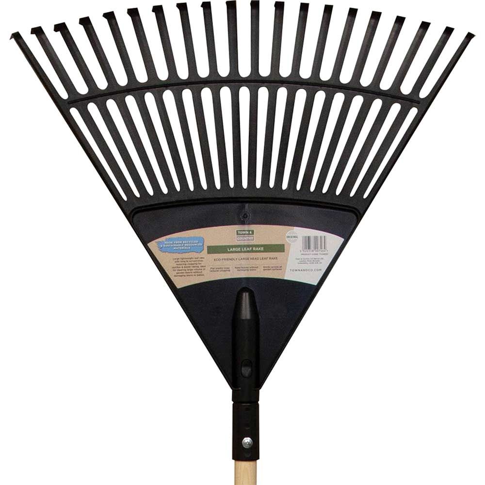 Town And Country Large Eco Leaf Rake | Garden Rakes throughout Ash Wood Garden Rake Eco