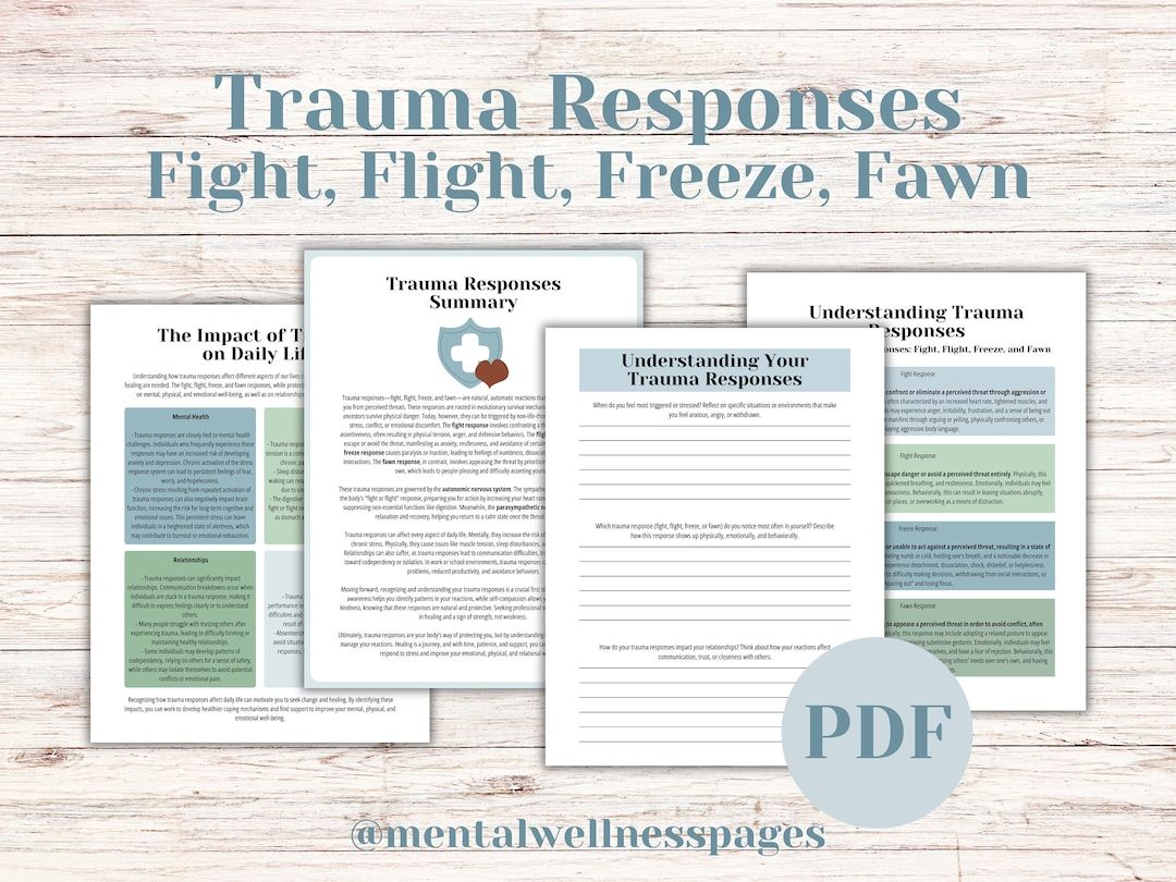 Trauma Responses, Fight Flight Freeze Fawn, Understand &amp; Unpack Trauma ... throughout Unpacking the Cultural Impact of Fawn Hansen Sky's Design Philosophy