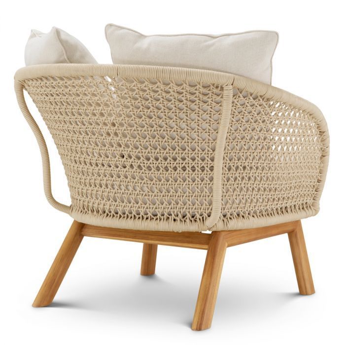 Trinity Outdoor Chair | Eichholtz | Sweetpea &amp; Willow with Exploring the Durability and Comfort of Eichholtz Trinity's Cream Rope Outdoor Sofa
