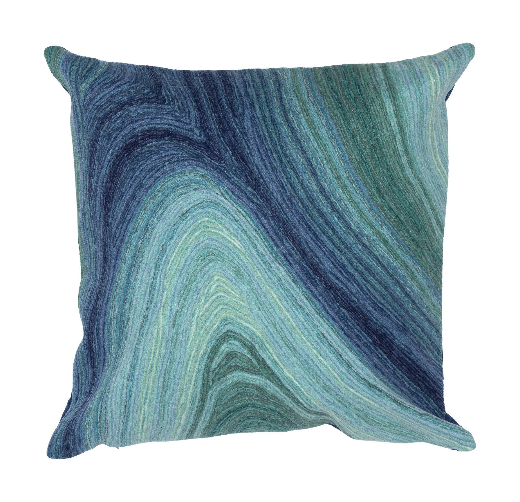 Visions Iii Ripples "Machine Washable" Indoor/Outdoor Pillow, 20"X20 ... intended for Visions Iii Ripples Indoor/Outdoor Pillow Gulf 20"X20"