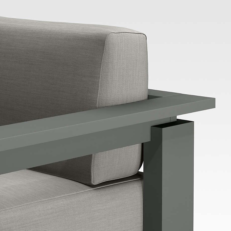 The Enduring Appeal of Sunbrella Canvas Raven Black A Look at the Riviera Grey Geo Sofa